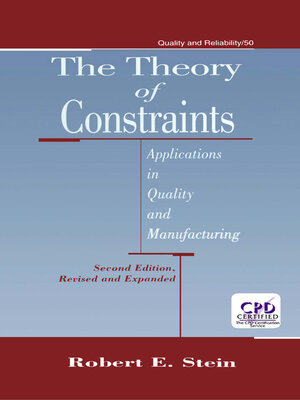 cover image of The Theory of Constraints